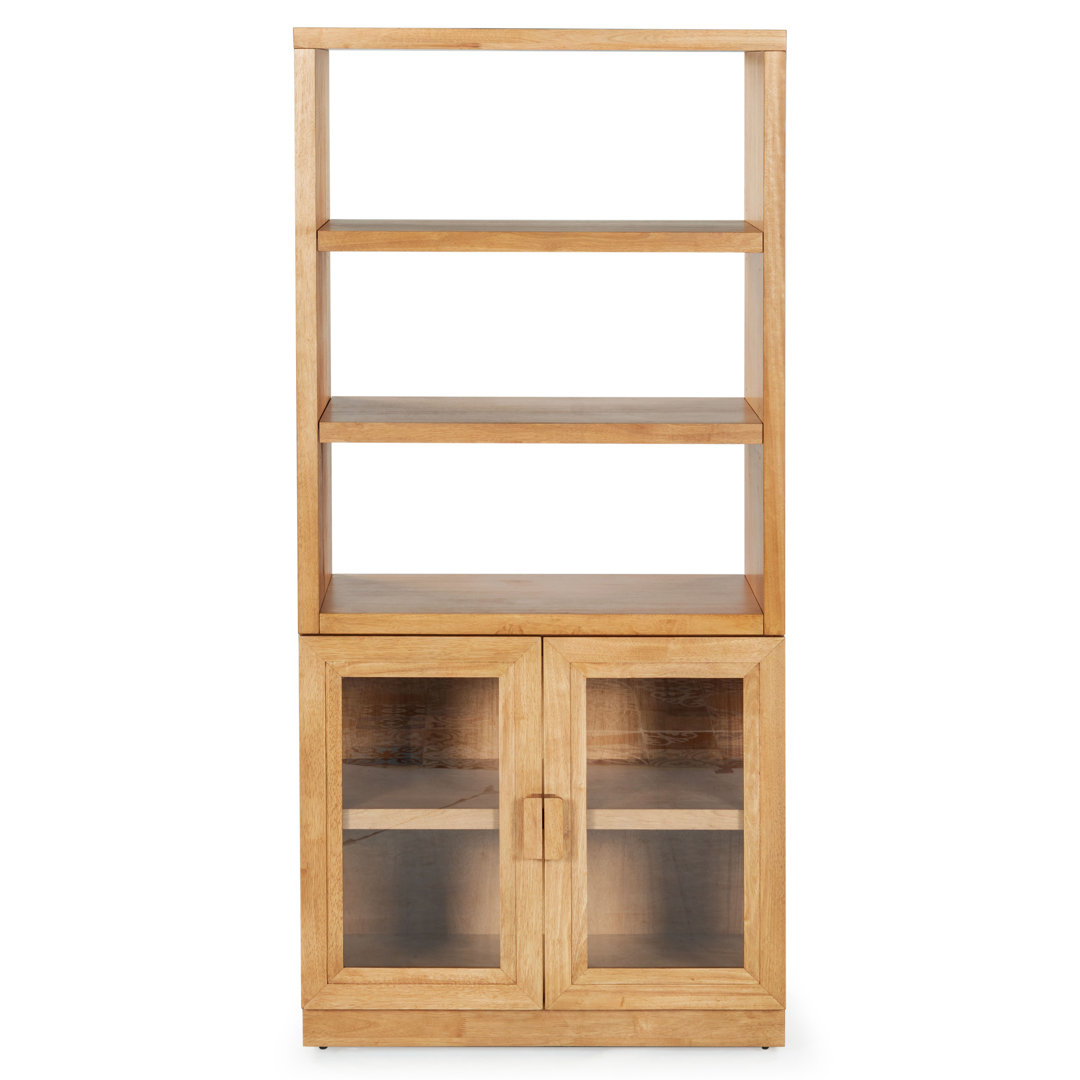 Grenier Glass Cabinet Bookcase